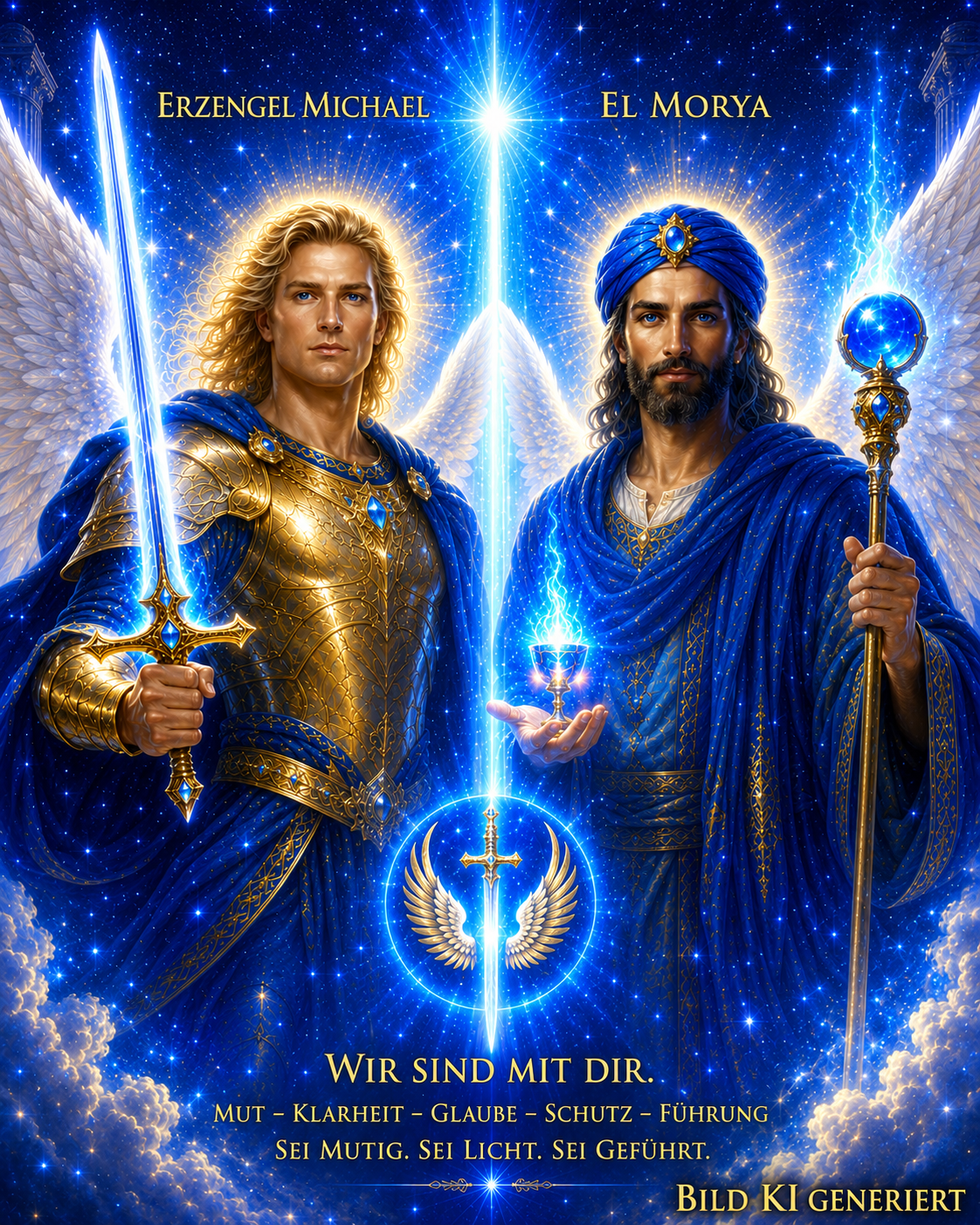 13.10.2026 Die Kraft des blauen Strahls: El Morya und Erzengel Michael per ZOOM