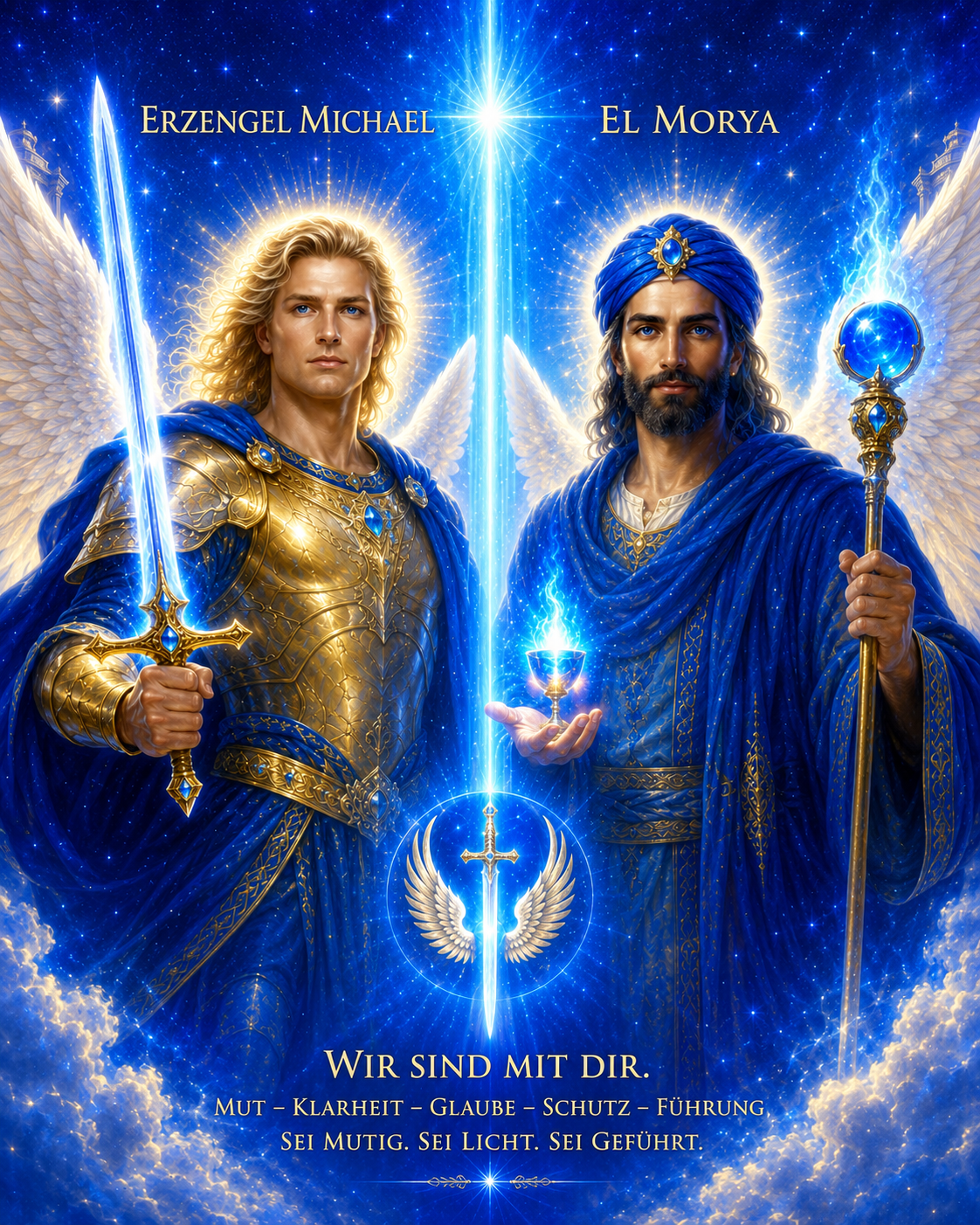 13.10.2026 Die Kraft des blauen Strahls: El Morya und Erzengel Michael per ZOOM